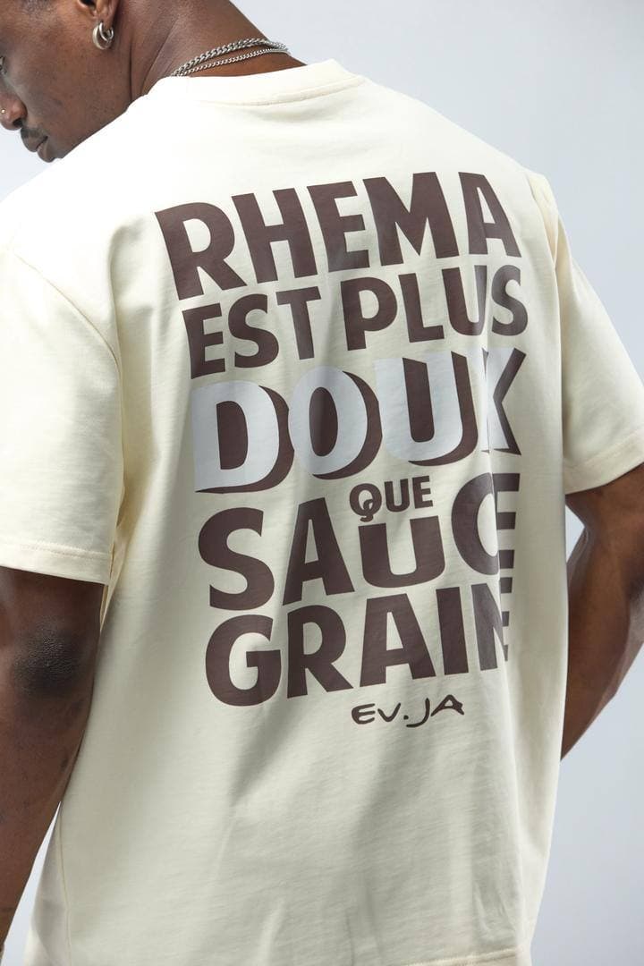 T-Shirt RHEMA “Tu deviens ce que tu lis”  - 3